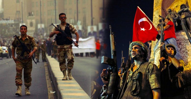 الإنقلاب: لماذا فشل في تركيا ونجح في اليمن؟