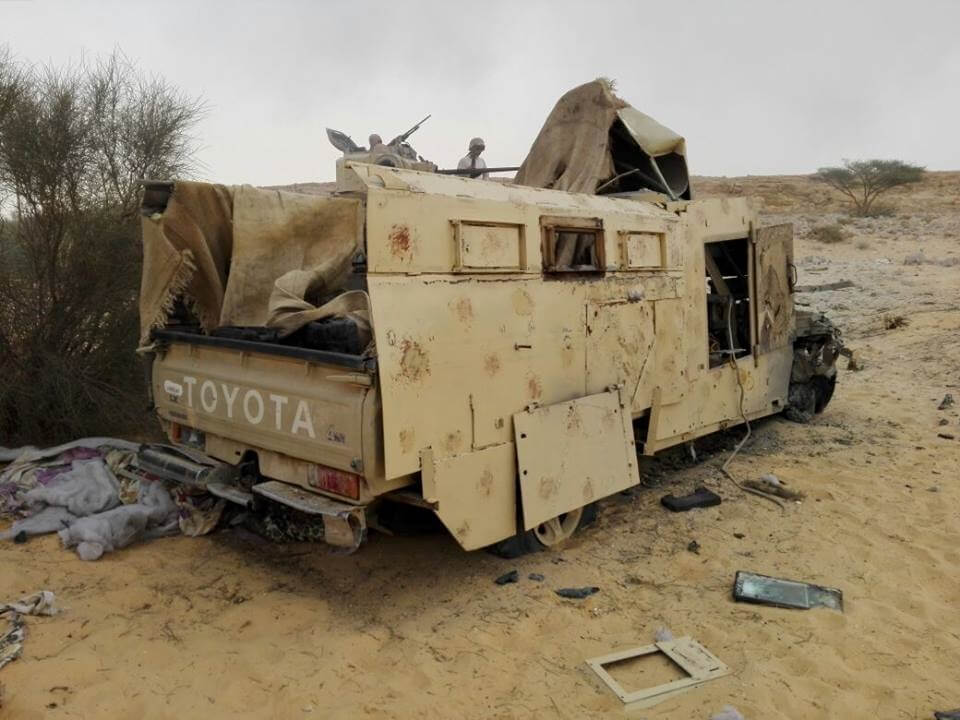 خسائر المسلحين في سيناء