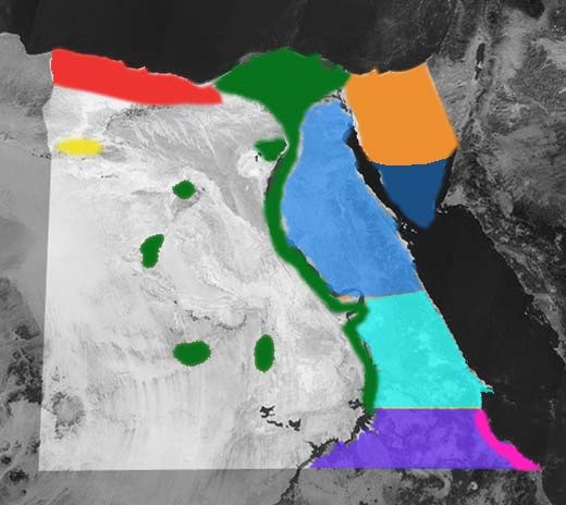 التوزيع الديموغرافي للقبائل في مصر المعهد المصري للدراسات