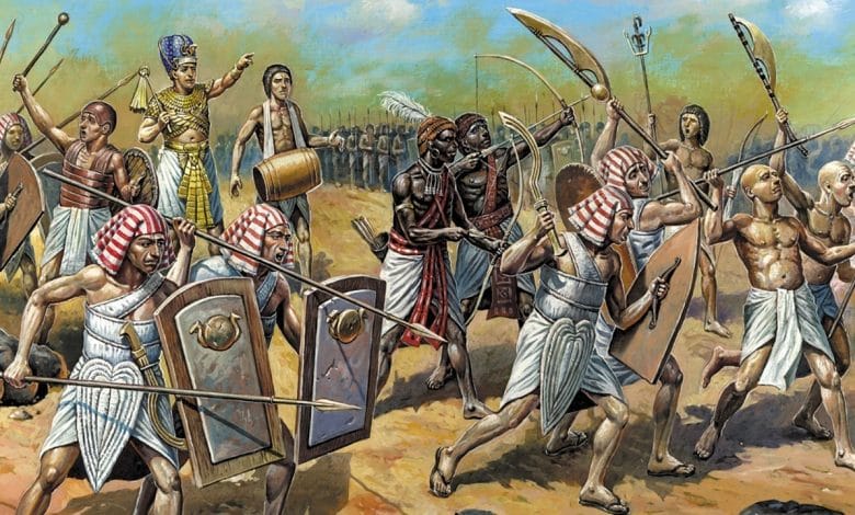 الجيش في مصر القديمة ودوره خلال الحرب والسلم