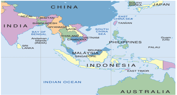 جغرافية منطقة جنوب شرق آسيا