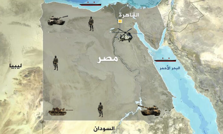 الجيش المصري: التكوين وخرائط الانتشار